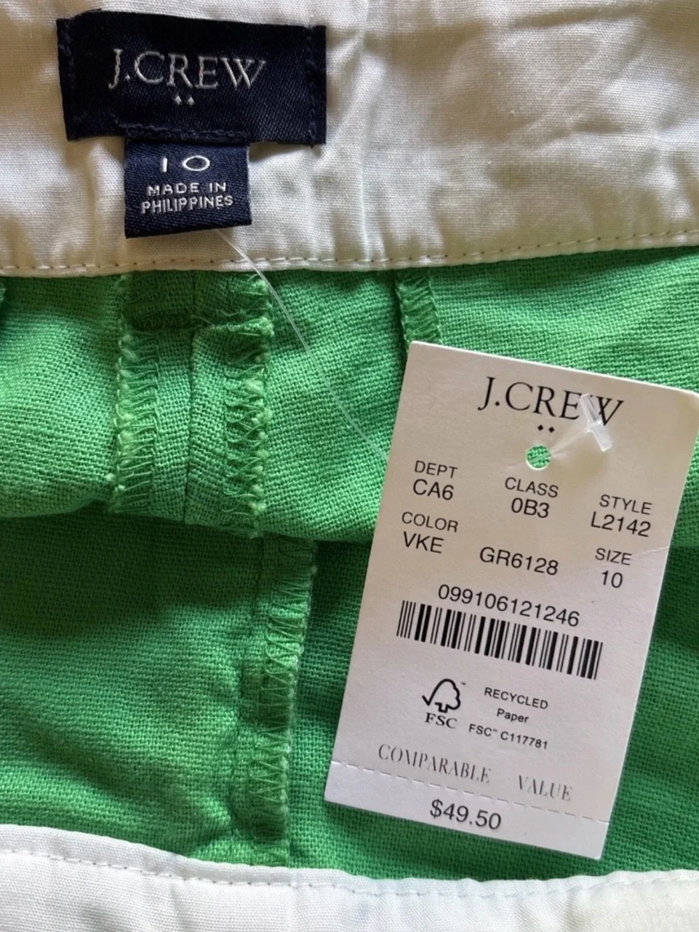 J. Crew purchased if